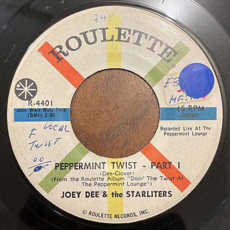 JOEY DEE & THE STARLITERS / Peppermint Twist Part 1