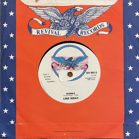 LINK WRAY / BOBBY FULLER FOUR / Rumble / I Fought The Law