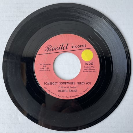 DARRELL BANKS / Somebody Needs You