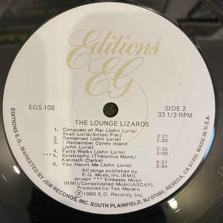 THE LOUNGE LIZARDS / THE LOUNGE LIZARDS