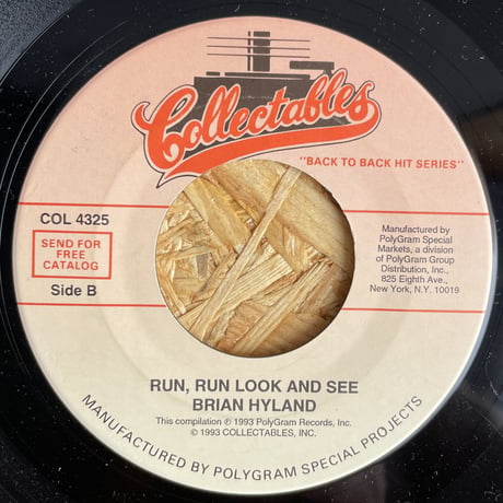 BRIAN HYLAND / The Joker Went Wild / Run, Run Look And See