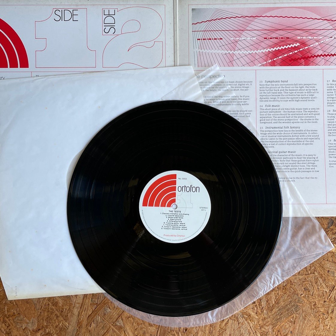 V.A. / Ortofon Pick Up Test Record - Test Of Si