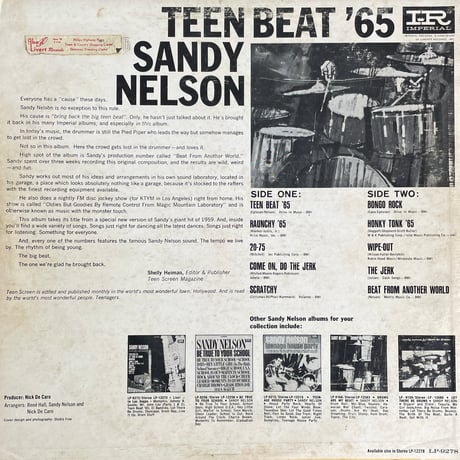 SANDY NELSON / Teen Beat '65