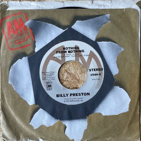 BILLY PRESTON / Nothing From Nothing