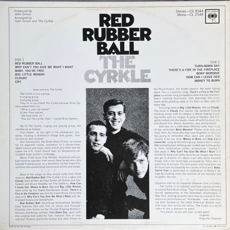THE CYRKLE / Red Rubber Ball