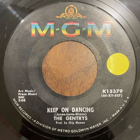 THE GENTRYS / Keep On Dancing