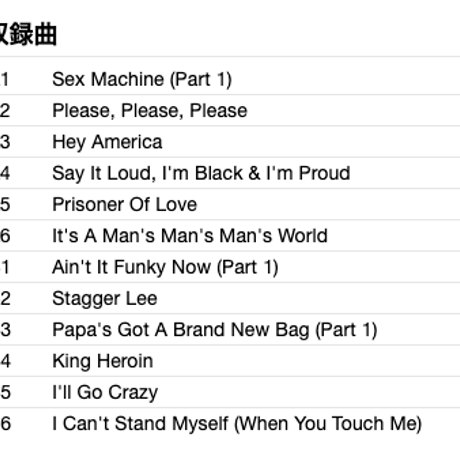 JAMES BROWN / The Best Of James Brown