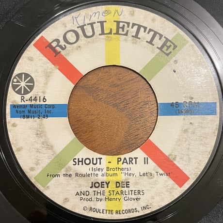 JOEY DEE / Shout Part 1