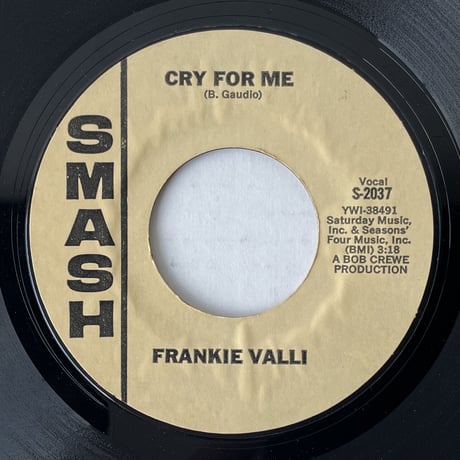 FRANKIE VALLI / You're Ready Now
