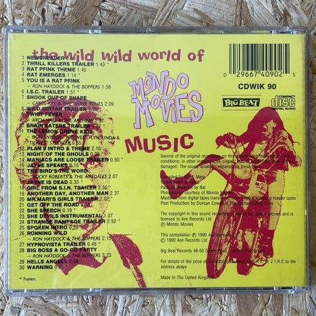V,A. / The Wild Wild World Of Mondo Movies Music