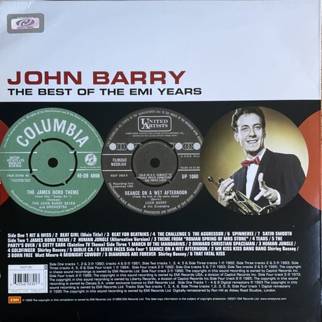 JOHN BARRY / The Best Of The EMI Years
