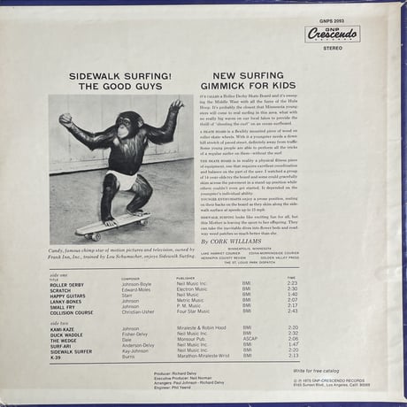 THE CHALLENGERS / Sidewalk Surfing!