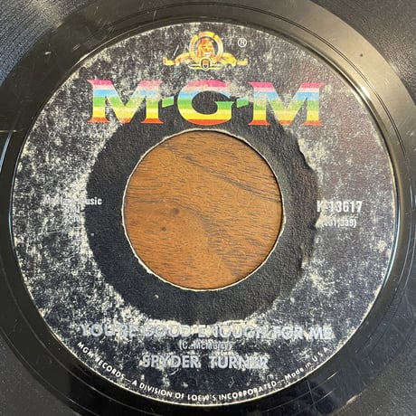 SPYDER TURNER / You're Good Enough For Me