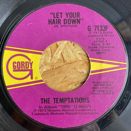 THE TEMPTATIONS / Let Your Hair Down