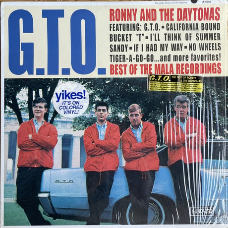 RONNY AND THE DAYTONAS / G.T.O. / Best Of The Mala Recordings