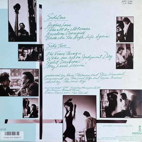 STEVE WINWOOD / Back In The High Life