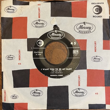 GEORGIA GIBBS / I Want You To Be My Baby