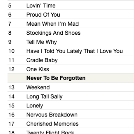 EDDIE COCHRAN / Singin' To My Baby & Never To Be Forgotten