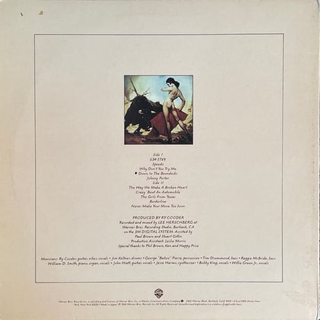 RY COODER / Borderline