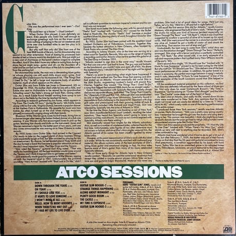 GUITAR SLIM / Atco Sessions