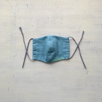 マスク　-vintage blue-