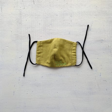 マスク　-vintage yellow-