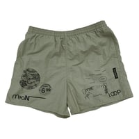 APART SHORTS -DUSTY PISTACHIO-