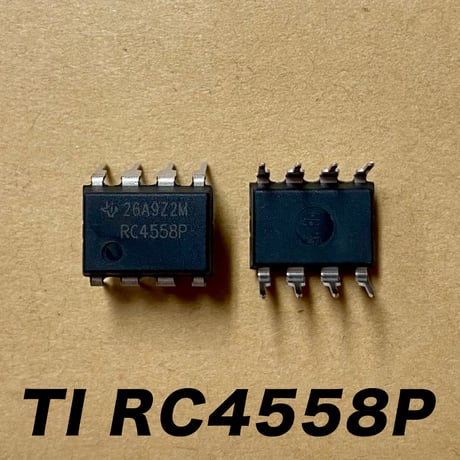 TI RC4558P オペアンプ 未使用品 2個セット / Texas Instruments