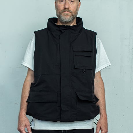 nuttyclothing × GOODWAVE / Flowing vest Black