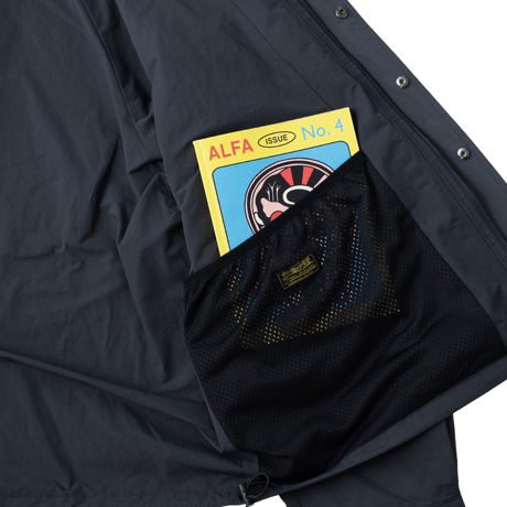 nuttyclothing / Flow Jacket Charcoal Black