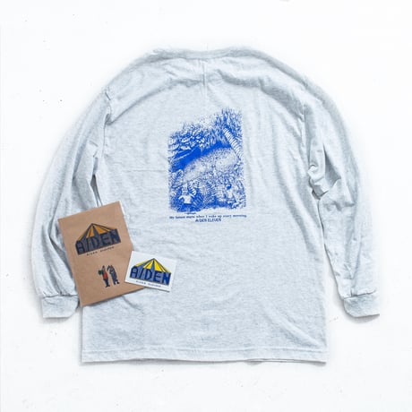 nuttyclothing × A / DEN / Agartha Long Sleeve T-shirt (ZINE+STICKER付）