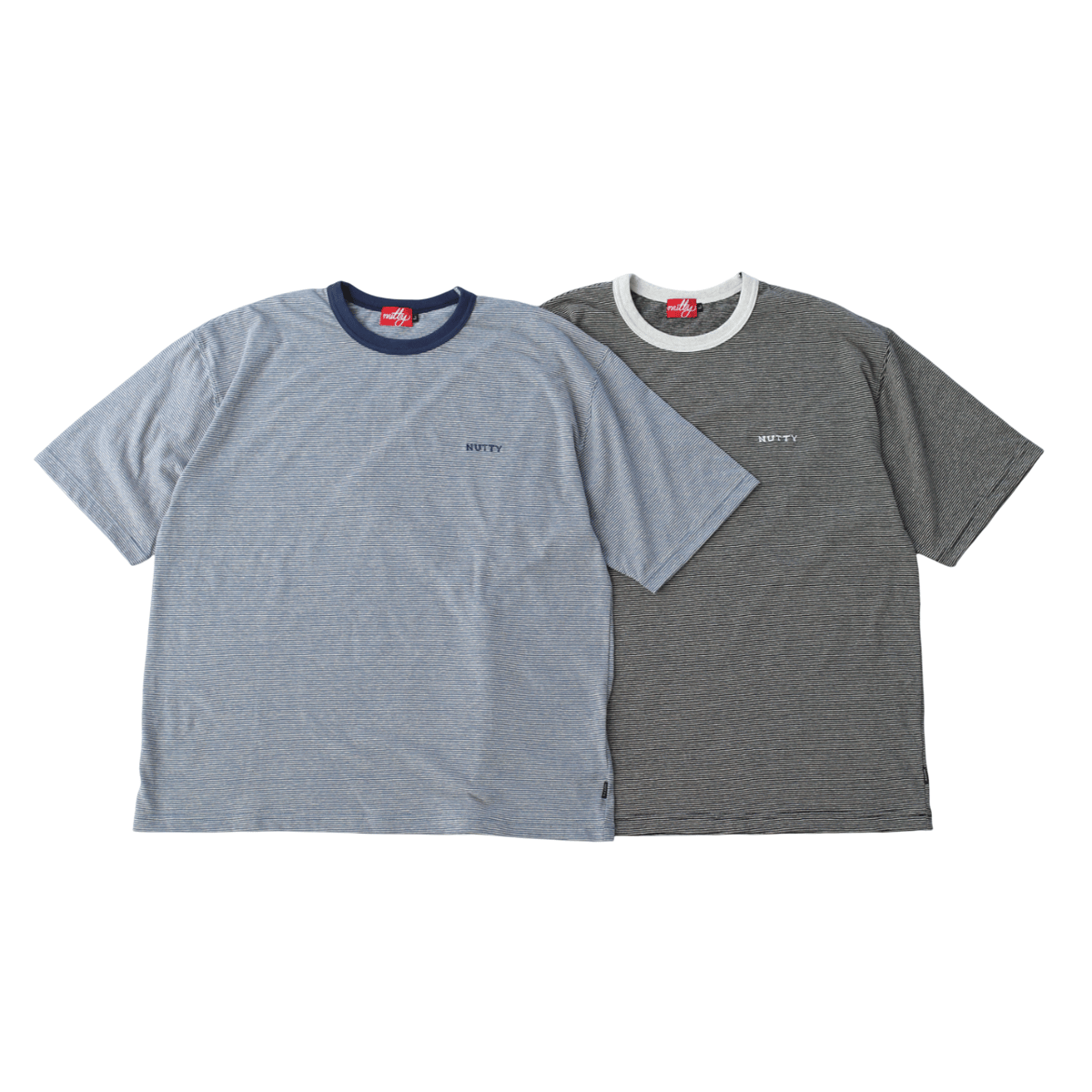 BORDERSネイビー パフスリーブ Tシャツ サイズ36 BORDERSネイビー パフスリーブ Tシャツ サイズ36