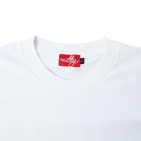 nuttyclothing /  BLUE IN GREEN  T-SHIRT WHITE