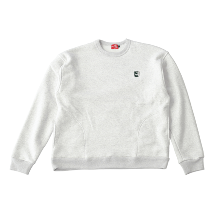 nuttyclothing × STAPES / Daily Heavyweight Crewneck Sweat  Ash