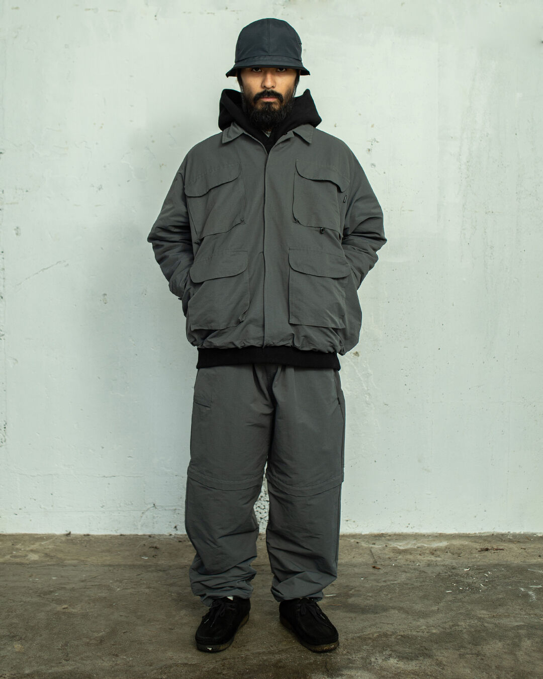 nuttyclothing / TOWN JACKET Charcoal grey | nu nuttyclothing / TOWN JACKET Charcoal grey | nu