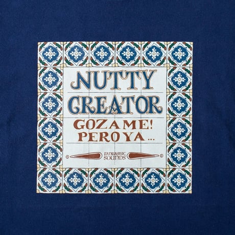 nuttyclothing /  Creator Faded Pigment T-Shirt NAVY BLUE