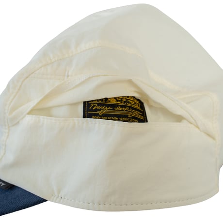 nuttyclothing / Ramble Twotone Cap Ecru White & Navy
