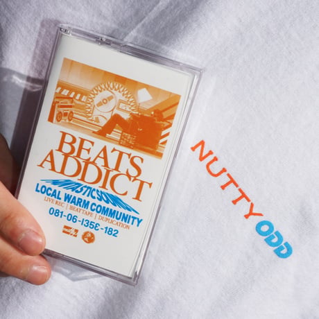nuttyclothing  × ODD TAPE DUPLICATION  / BEATS ADDICT T-SHIRT