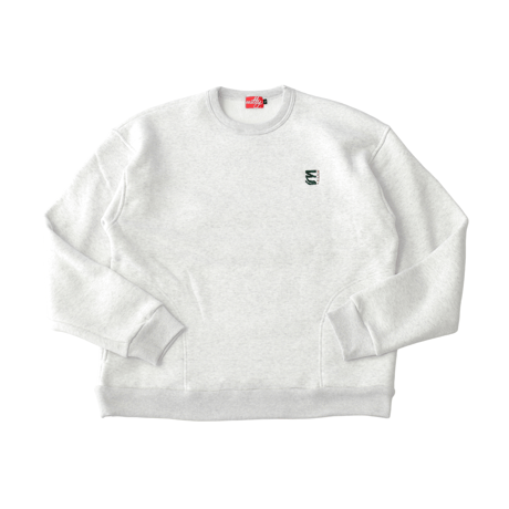 nuttyclothing × STAPES / Daily Heavyweight Crewneck Sweat  Ash