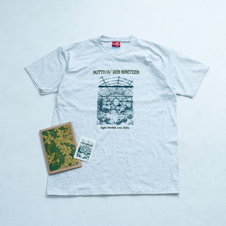 nuttyclothing × A / DEN /  NINE TEEN T-shirt (ZINE+STICKER付）