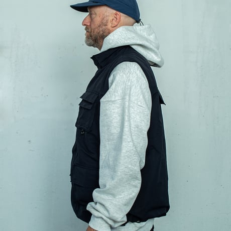 nuttyclothing × GOODWAVE / Flowing vest  Navy "Exclusive color"