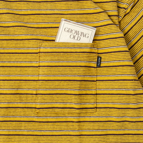 nuttyclothing  / Multi Border Pocket T-shirt Cumbia