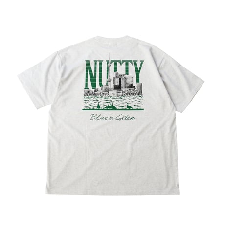 nuttyclothing /  BLUE IN GREEN  T-SHIRT ASH