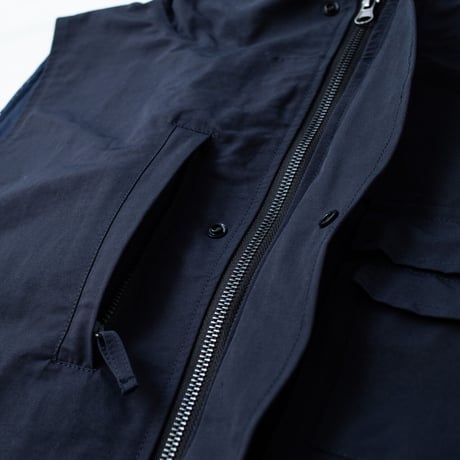 nuttyclothing × GOODWAVE / Flowing vest  Navy "Exclusive color"