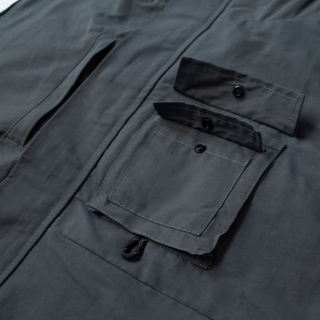 nuttyclothing × GOODWAVE / Flowing vest Charcoal grey
