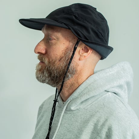 nuttyclothing × GOODWAVE / Fishing Birdcap Black
