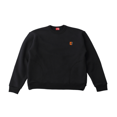 nuttyclothing × STAPES / Daily Heavyweight Crewneck Sweat  Black