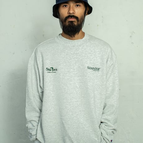 nuttyclothing × STAPES / DOUBLE SOUND SWEAT ASH