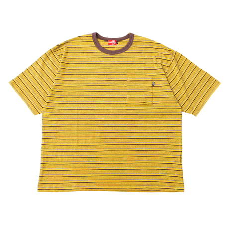 nuttyclothing  / Multi Border Pocket T-shirt Cumbia