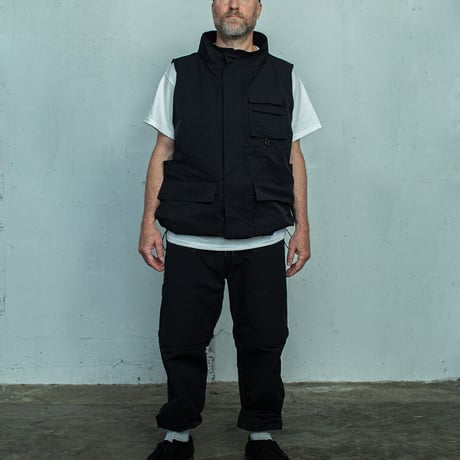 nuttyclothing × GOODWAVE / Flowing vest Black